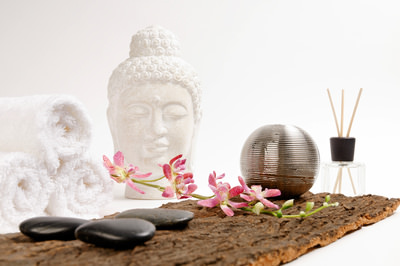 Wellness und Buddha, Feel good, Petra Bork / pixelio.de